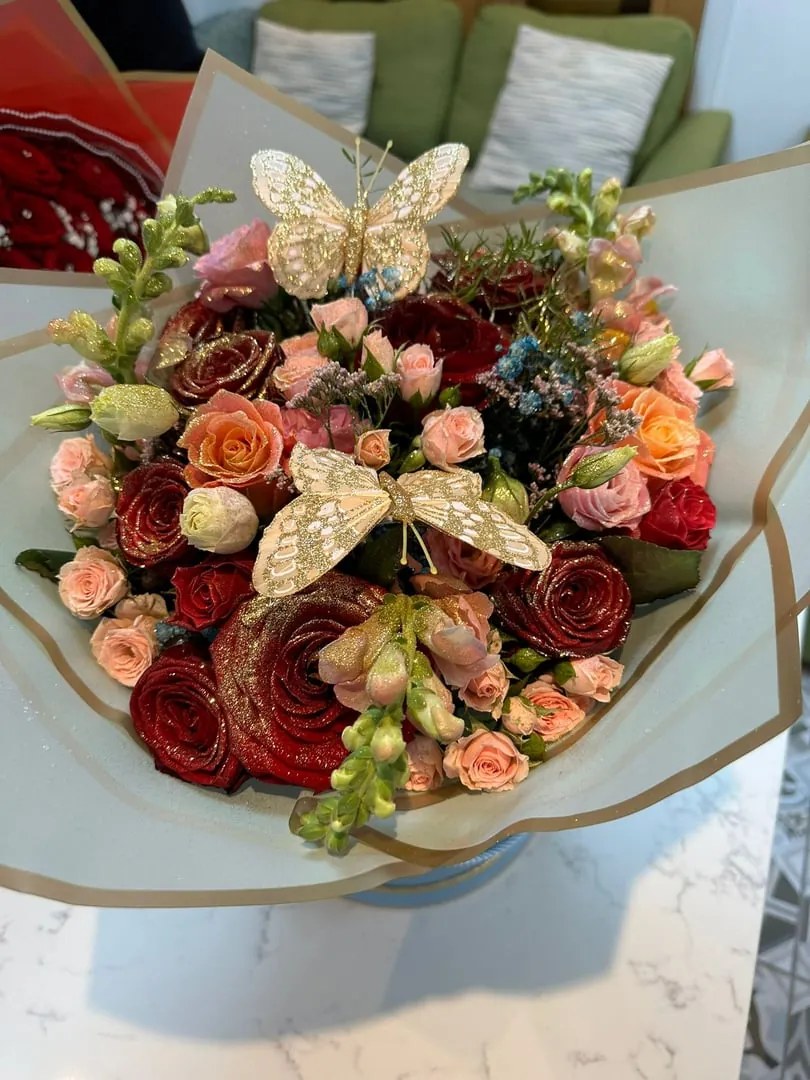 Luxury butterfly bouquet