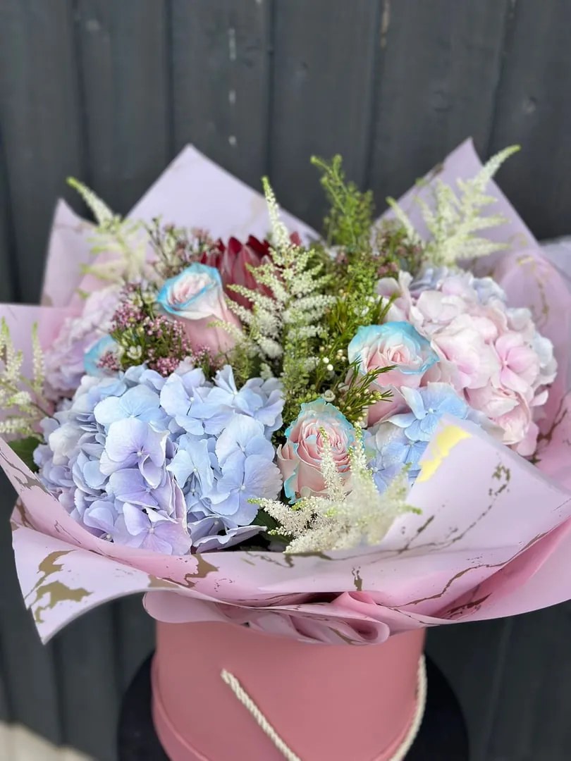 Pastel celebration bouquet
