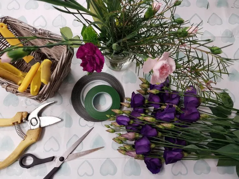 Florist at work